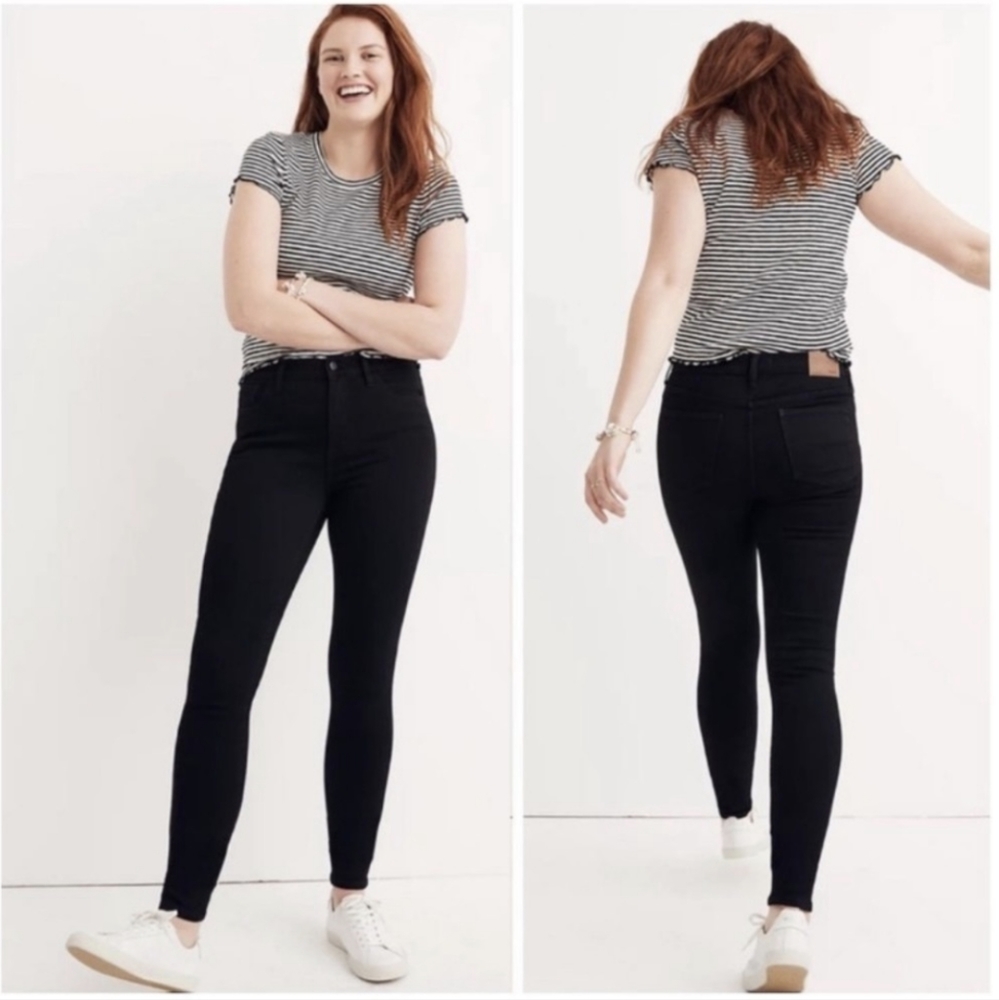 MADEWELL Roadtripper Black High Rise Skinny Jeans G7392 Size 27